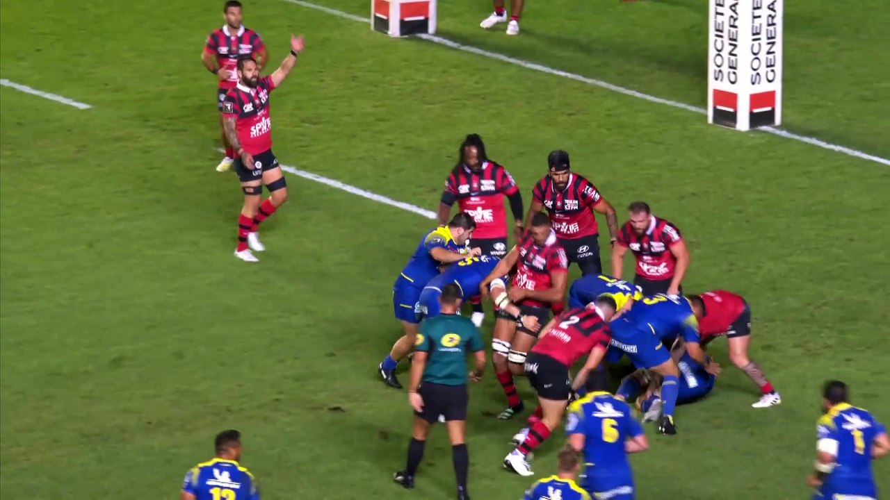 TOP 14 - Essai de Alex NEWSOME (ASM) - RC Toulon - ASM Clermont - Saison 2022/2023