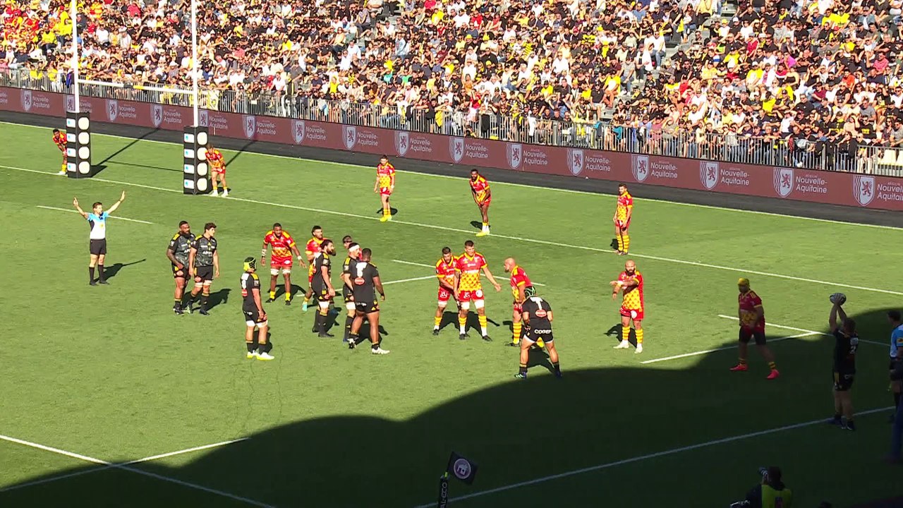 TOP 14 - Essai de Gregory ALLDRITT (SR) - Stade Rochelais - USA Perpignan - Saison 2022/2023