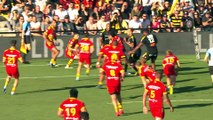 TOP 14 - Essai de Taniela RAMASIBANA (USAP) - Stade Rochelais - USA Perpignan - Saison 2022/2023