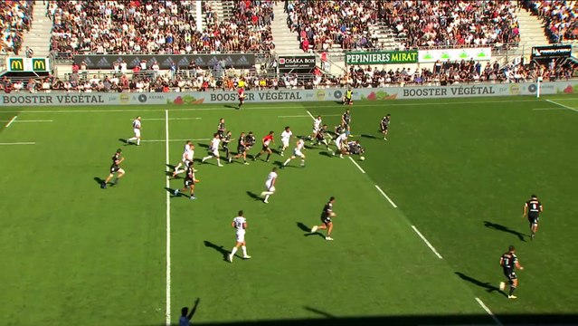 TOP 14 - Essai de Vincent RATTEZ (MHR) - CA Brive - Montpellier Hérault Rugby - Saison 2022/2023