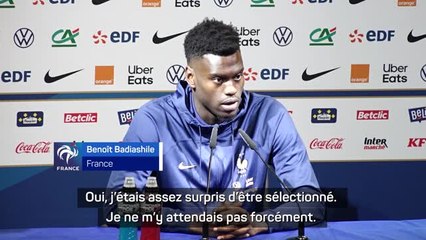 Bleus - Badiashile : "Surpris d'être sélectionné"