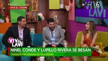 Ninel Conde progatoniza tremendo beso con Lupillo Rivera