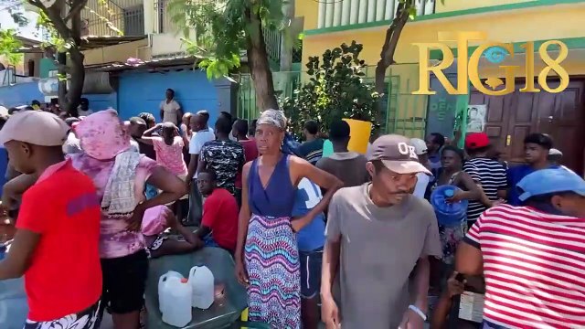 Anpil moun nan rejyon metwopolitèn lan gen gwo difikilte pou jwenn dlo pou sèvi.