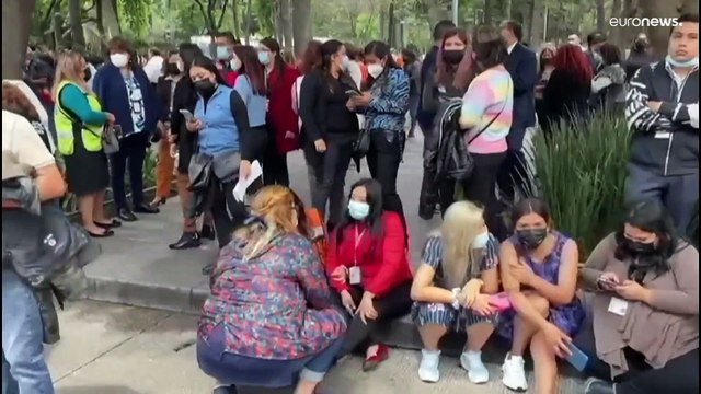 Un sismo de magnitud 7,4 sacude México en el aniversario de los terremotos de 1985 y 2017
