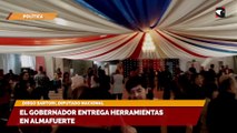 El gobernador entrega herramientas en Almafuerte