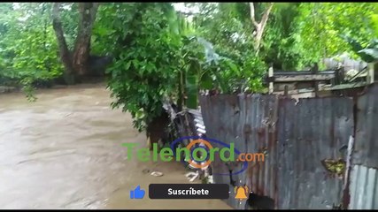 Residentes del barrio azul SFM inician evacuación ante crecida del rio jaya