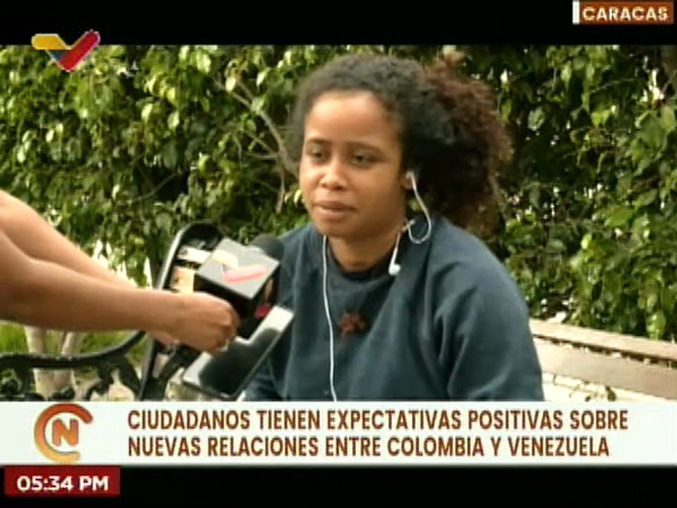 Venezolanos expresan su opinión sobre las nuevas relaciones entre Colombia y Venezuela