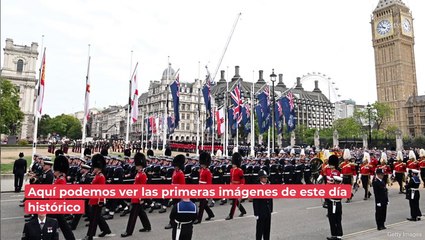 El pueblo decoró el féretro: las primeras imágenes del funeral de la reina Isabel II