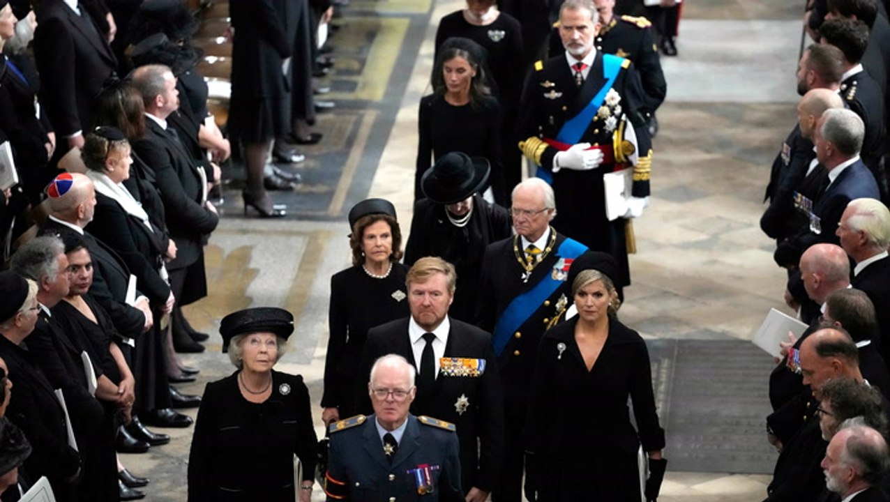 Beerdigung von Königin Elisabeth II.: Die Royals Europas versammelt