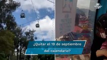 Momentos de tensión en el Cablebús de la CDMX durante sismo de 7.7
