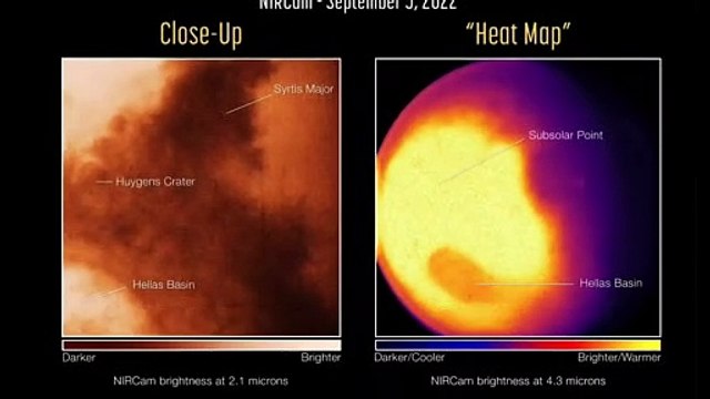 Marte: veja as primeiras imagens do planeta feitas pelo James Webb