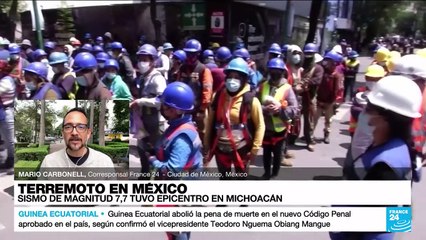 Informe desde Ciudad de México: sismo de magnitud 7,7 deja una  persona fallecida