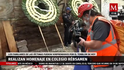 Sismo sorprende a padres de víctimas del colegio Rébsamen mientras realizaban misa