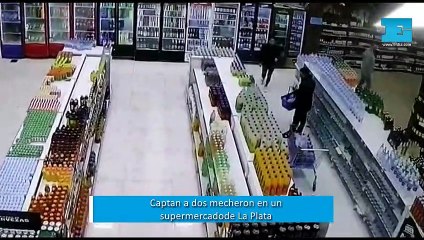 Captan a "mecheros" en un supermercado de La Plata