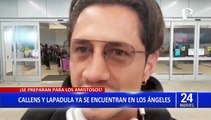 Selección Peruana:  Lapadula y  Callens llegaron a Los Ángeles para unirse a la 