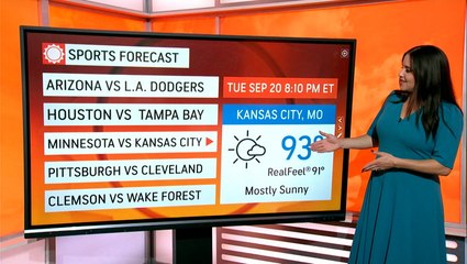 Your Sept. 20 sports forecast