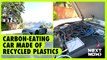 Carbon-eating car made of recycled plastics | Next Now