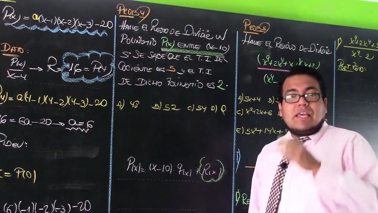 07 | DIVISIBILIDAD ALGEBRAICA | 02 - TEORÍA