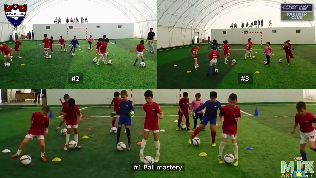 Fudbalski trening _Football Training_ Coerver Coaching metod  U11_U12