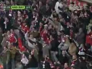 Coup franc magnifique de ribery anderlecht - bayern 0-5