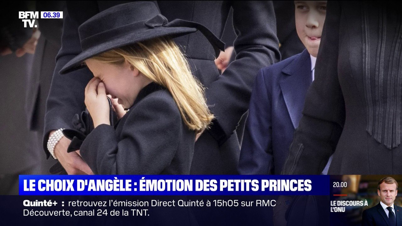 Le choix d'Angèle - L'émotion du prince George et de la princesse Charlotte aux funérailles de la reine Elizabeth II