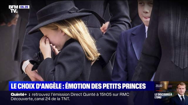 Le choix d'Angèle - L'émotion du prince George et de la princesse Charlotte aux funérailles de la reine Elizabeth II