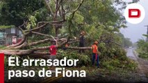 El arrasador paso del huracán Fiona en República Dominicana