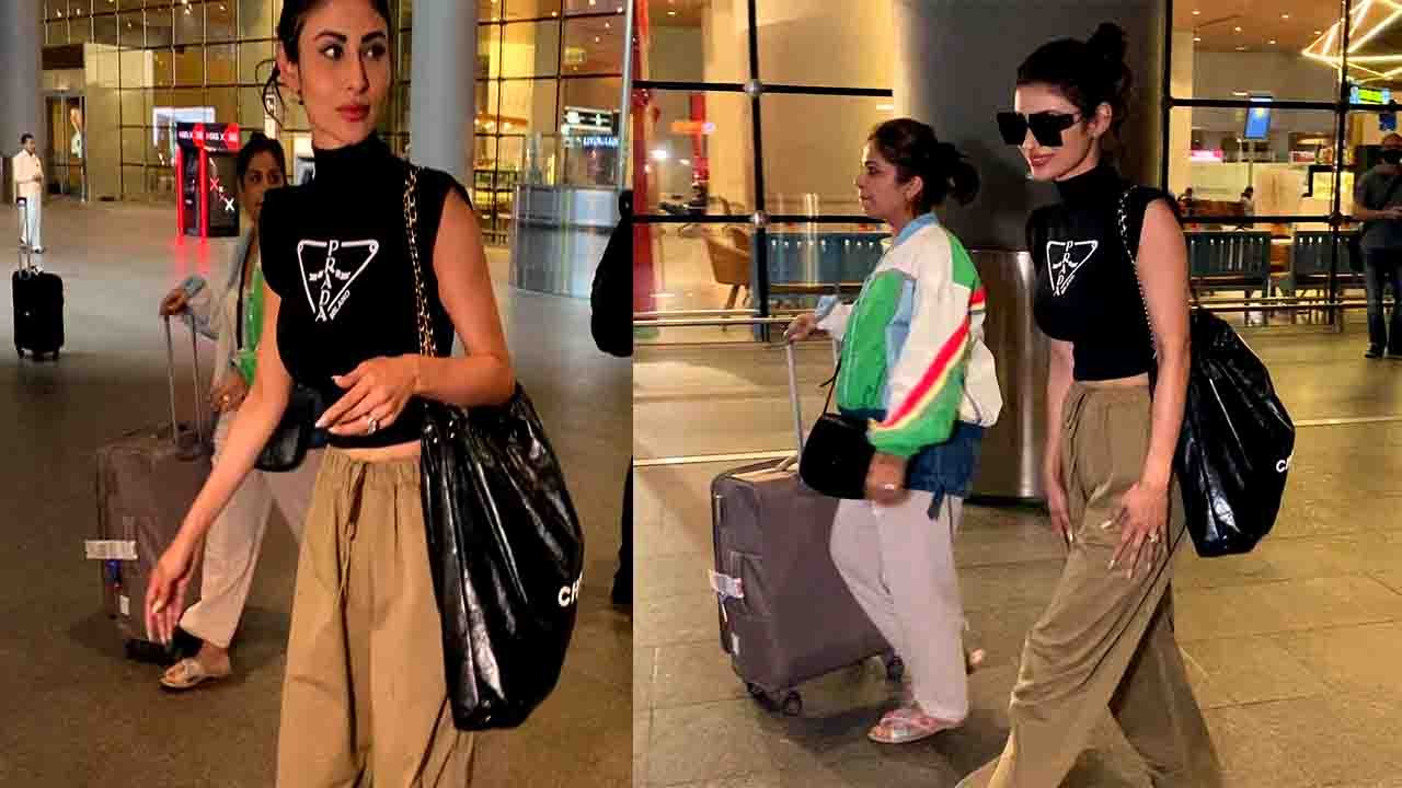 Mouni Roy Spotted |Mouni Roy at the airport | M...