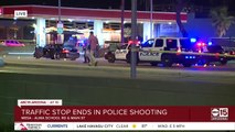 Traffic stop ends in police shooting in Mesa