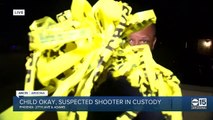 Suspected shooter in custody after shooting near 27th Ave and Van Buren