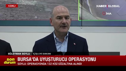 Bursa'da dev uyuşturucu operasyonu: 132 gözaltı