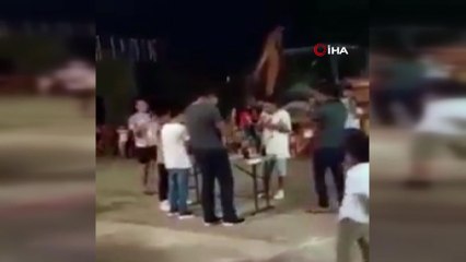 Yemek yeme yarışmasında dehşeti yaşadı! Boğulduğu anlar saniye saniye kamerada