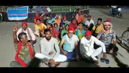 घर-जमीन देने की सहमति की पालना नहीं होने पर दो सत्याग्रही पानी की टंकी पर चढ़े