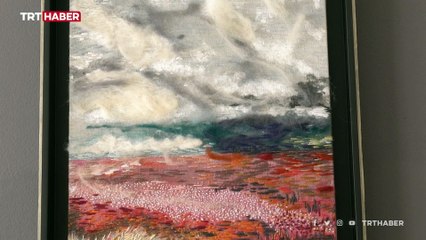 Fırçası iğne, tuvali kasnak, boyası iplik