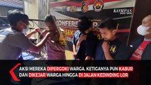 Takut Dihajar Warga Dua Maling Motor Nekat Lompat ke Sungai Surabaya