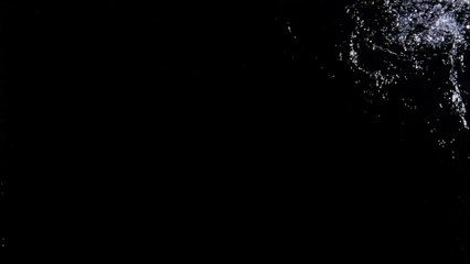 Dark water gush, blisters, water effects, background video