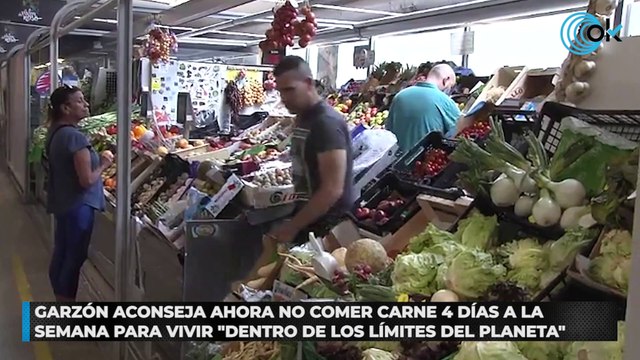 Garzón aconseja ahora no comer carne 4 días a la semana para vivir dentro de los límites del planeta