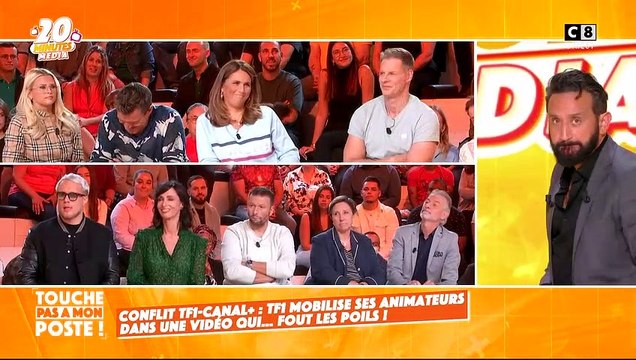 Le groupe Canal ne doit pas rétablir la diffusion de TF1 : Cyril Hanouna parodie le clip des animateurs de la Une