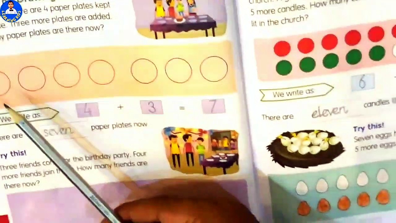 Mathematics For Class 1 I Class 1 Maths I Addition I Addition Exercise I Maths For Kids I Learn Maths For Kids