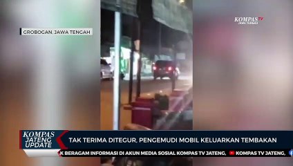 Tak Terima Ditegur, Pengemudi Mobil di Grobogan Keluarkan Tembakan