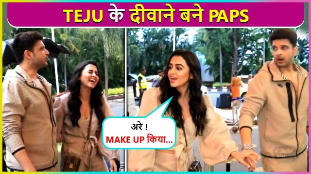 Bahut Glow Kar Rahi Ho, Paps Went Crazy Behind Tejasswi In Front Of Karan Kundrra