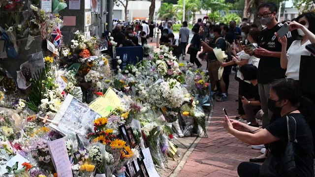 Mourners around the world mark the Queen's state funeral