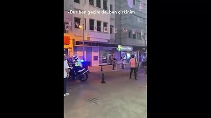 Kameraya çıktığını anlayan işçinin 'Dur ben geçeyim, çirkinim ben' demesi hüzünlendirdi