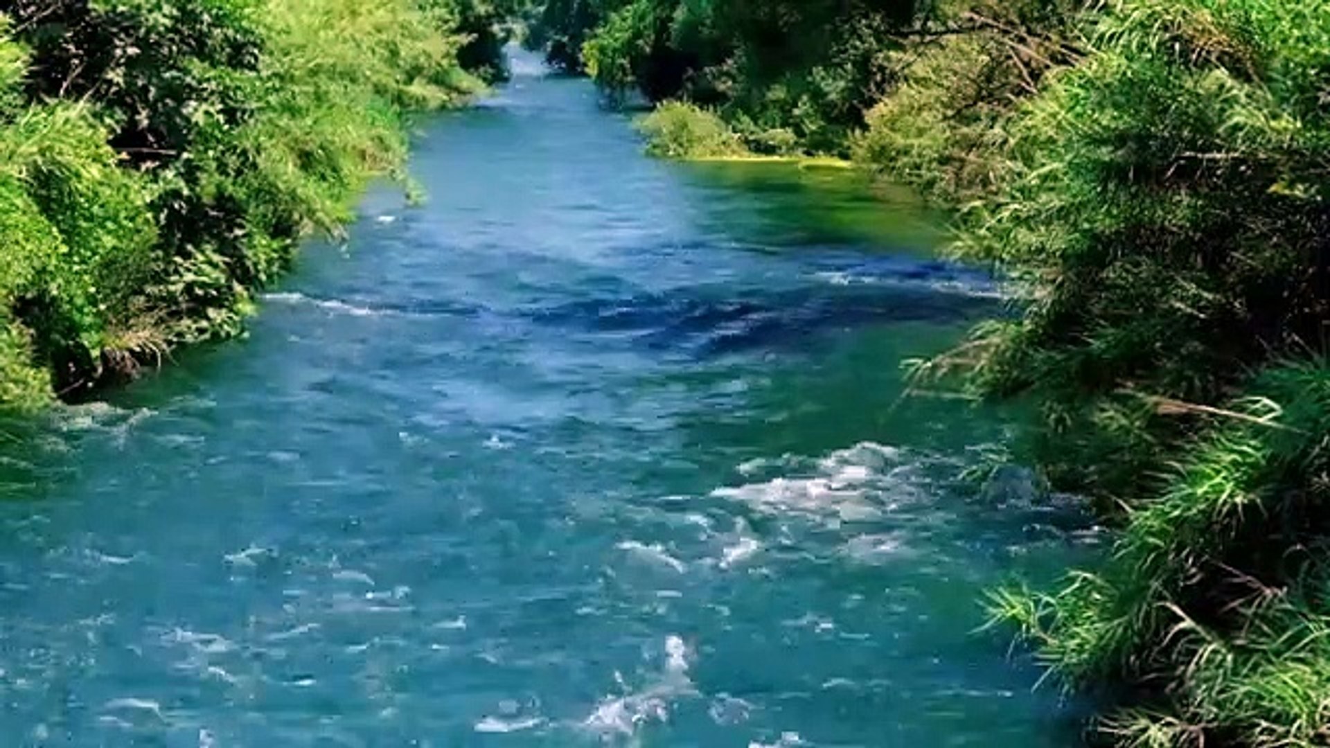 Happy Background Music - Waterfall Scene - Peaceful Music - Yoga music - RelxRana Music 2022