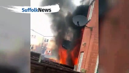Fire in Cambridge Way, Haverhill