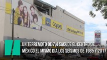 Un terremoto de 7,4 sacude el centro de México