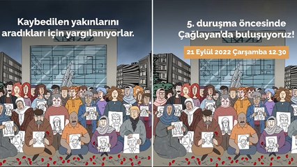 Cumartesi Anneleri'nden 21 Eylül'deki duruşmaya çağrı: "Sesimize ses katmaya çağırıyoruz"