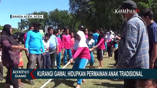 Upaya Mengurangi Gadget, Balai Pelestarian Budaya Aceh Gelar Fesitval Permainan Anak Tradisional