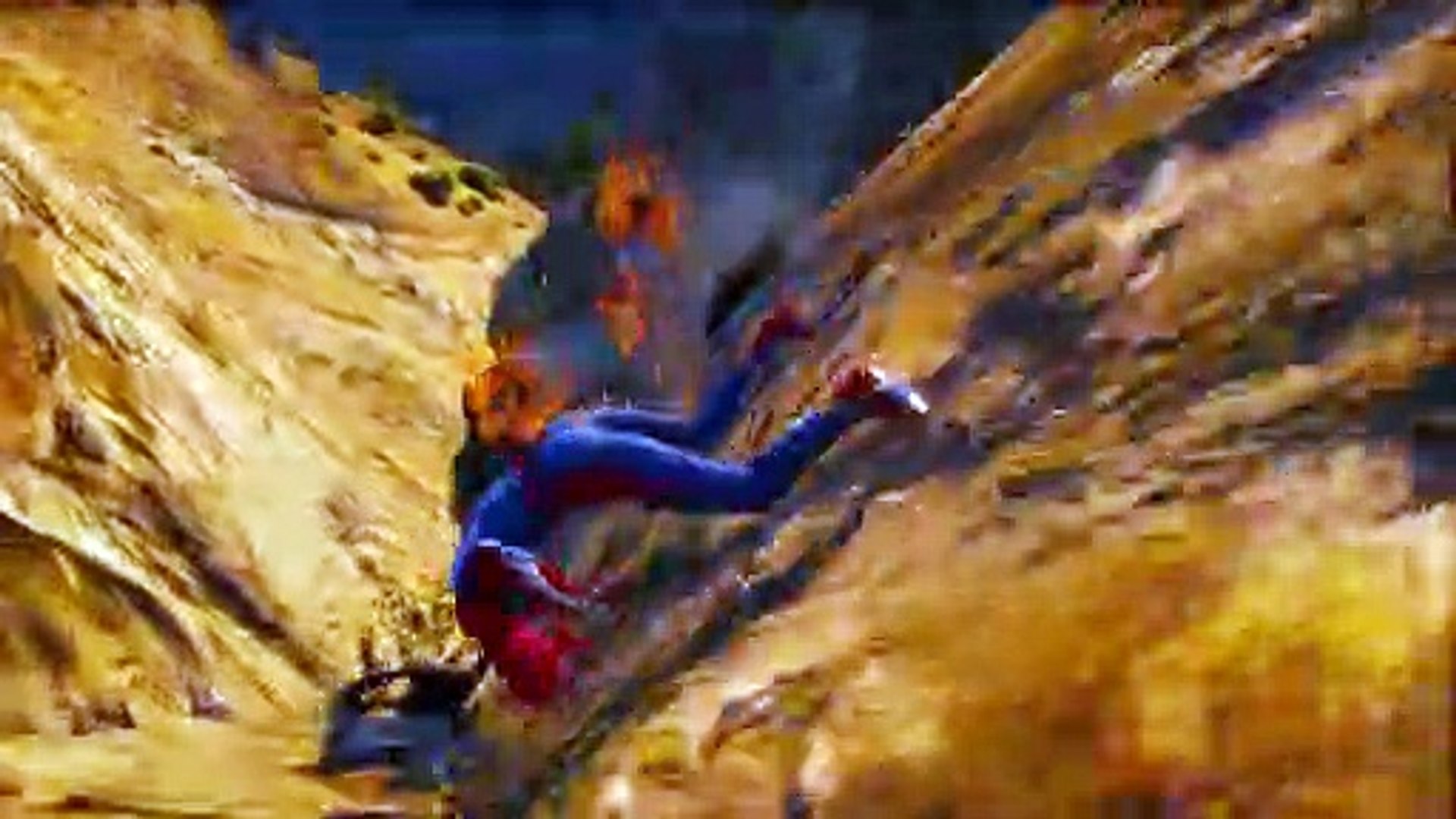 GTA 5 Falling off Cliffs with Spiderman - GTA 5 Funny Moments & Fails, Gameplay