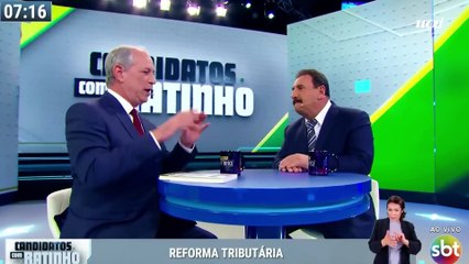 Ciro Gomes no Ratinho: 'Se você deixar, o PT bate sua carteira'
